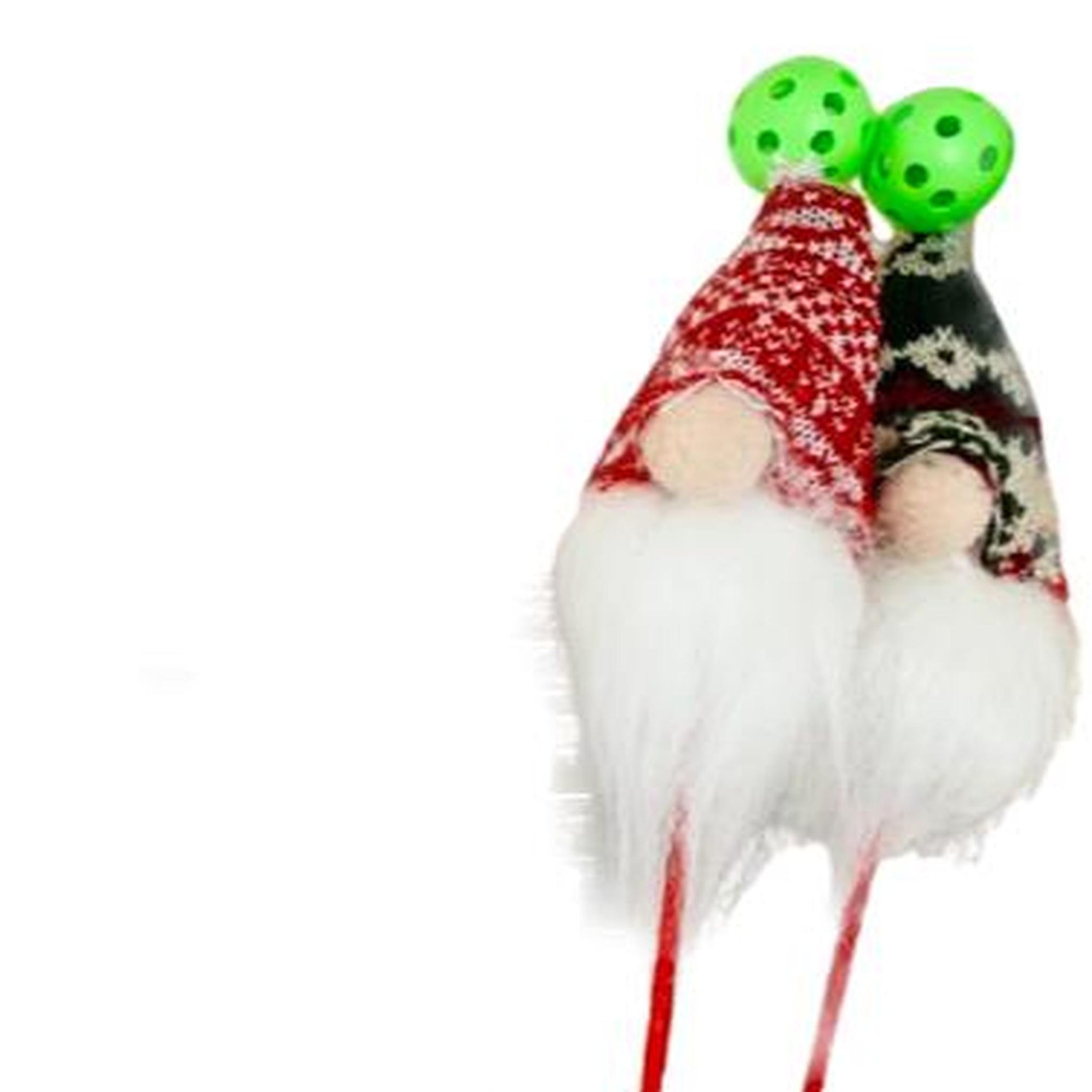 Pickleball Gnomes Floral Picks & Table Decorations | Pickleball Christmas Gifts And Decor