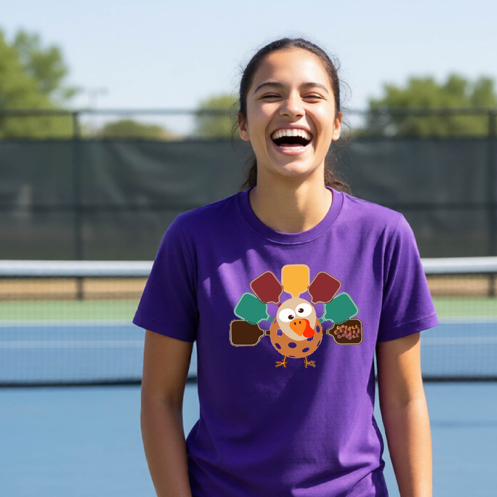Youth Pickleball Thanksgiving Holiday Shirt Kids Pickleball Apparel Shirt Short-Sleeve
