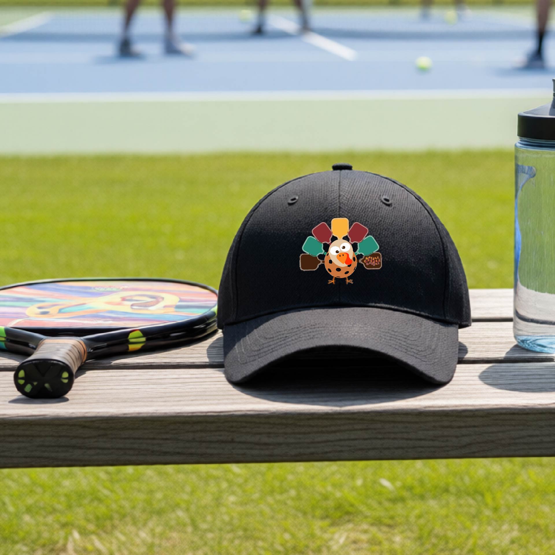 Thanksgiving Fall Thanksgiving Pickleball Visors Performance Headwear Premium Moisture-Wicking Headwear