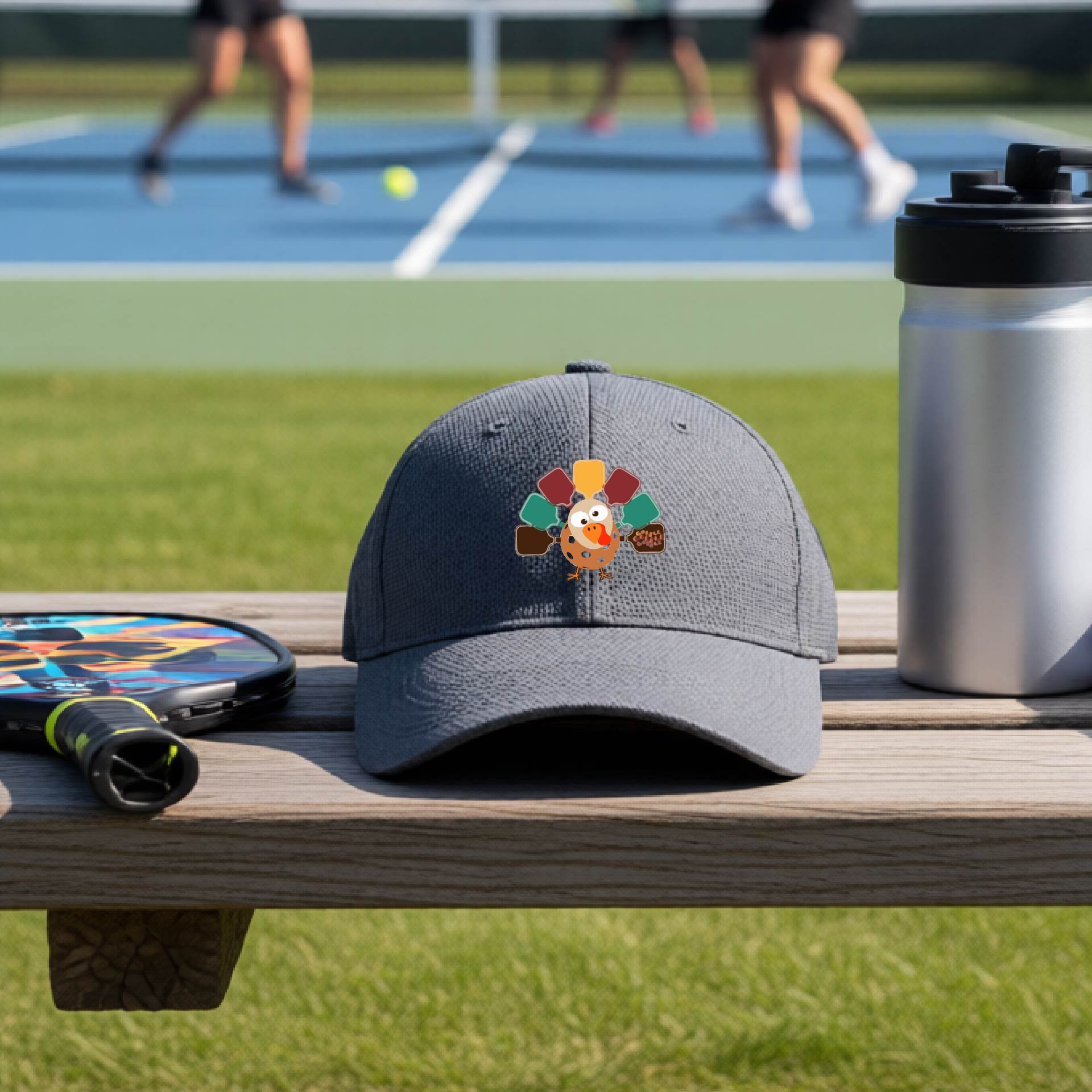 Thanksgiving Fall Thanksgiving Pickleball Visors Performance Headwear Premium Moisture-Wicking Headwear