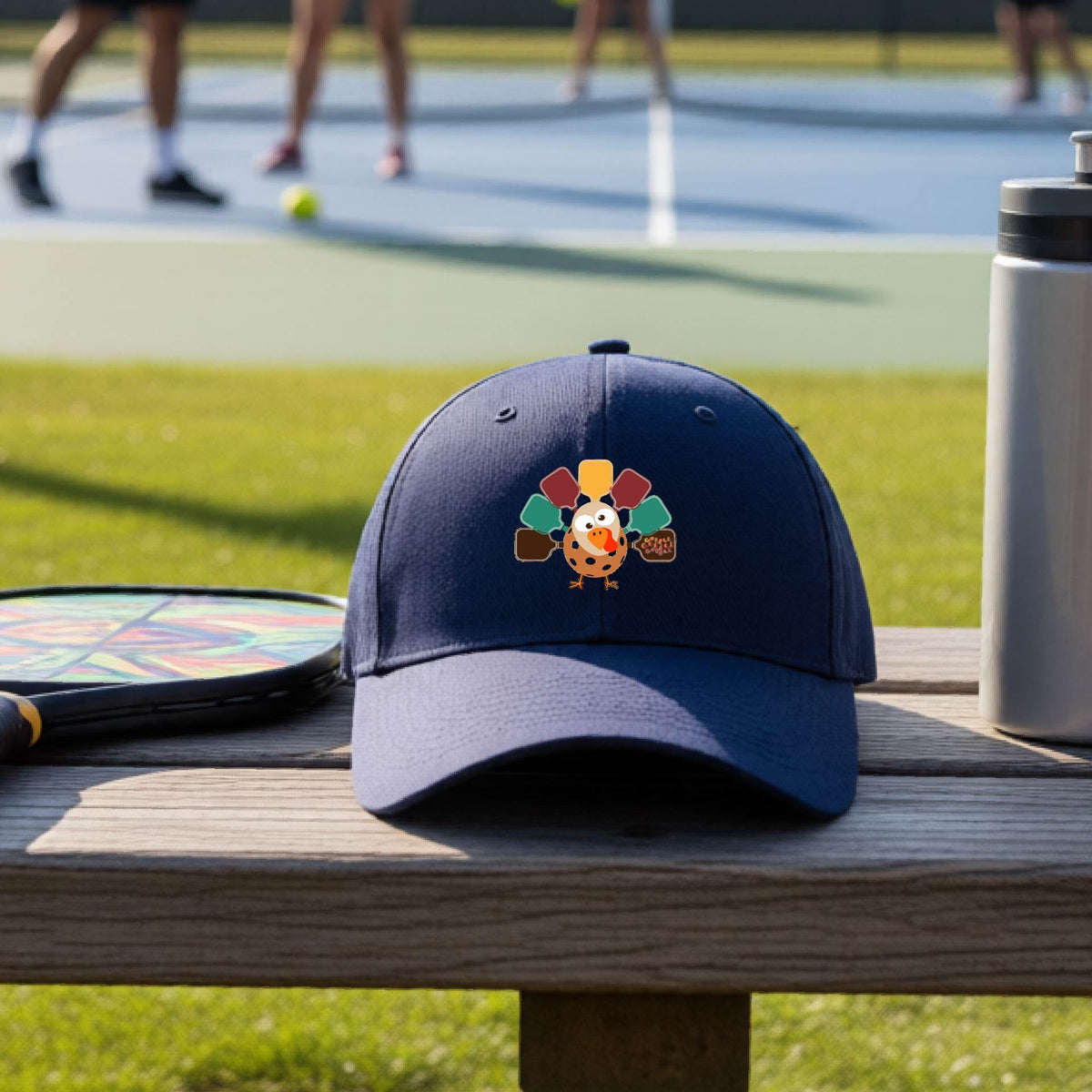 Thanksgiving Fall Thanksgiving Pickleball Visors Performance Headwear Premium Moisture-Wicking Headwear