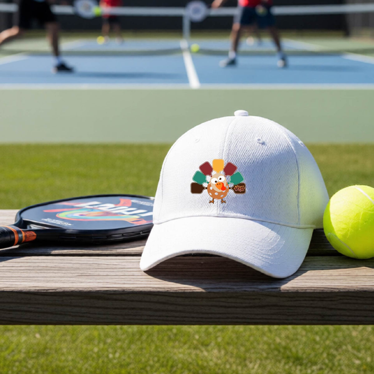 Thanksgiving Fall Thanksgiving Pickleball Visors Performance Headwear Premium Moisture-Wicking Headwear