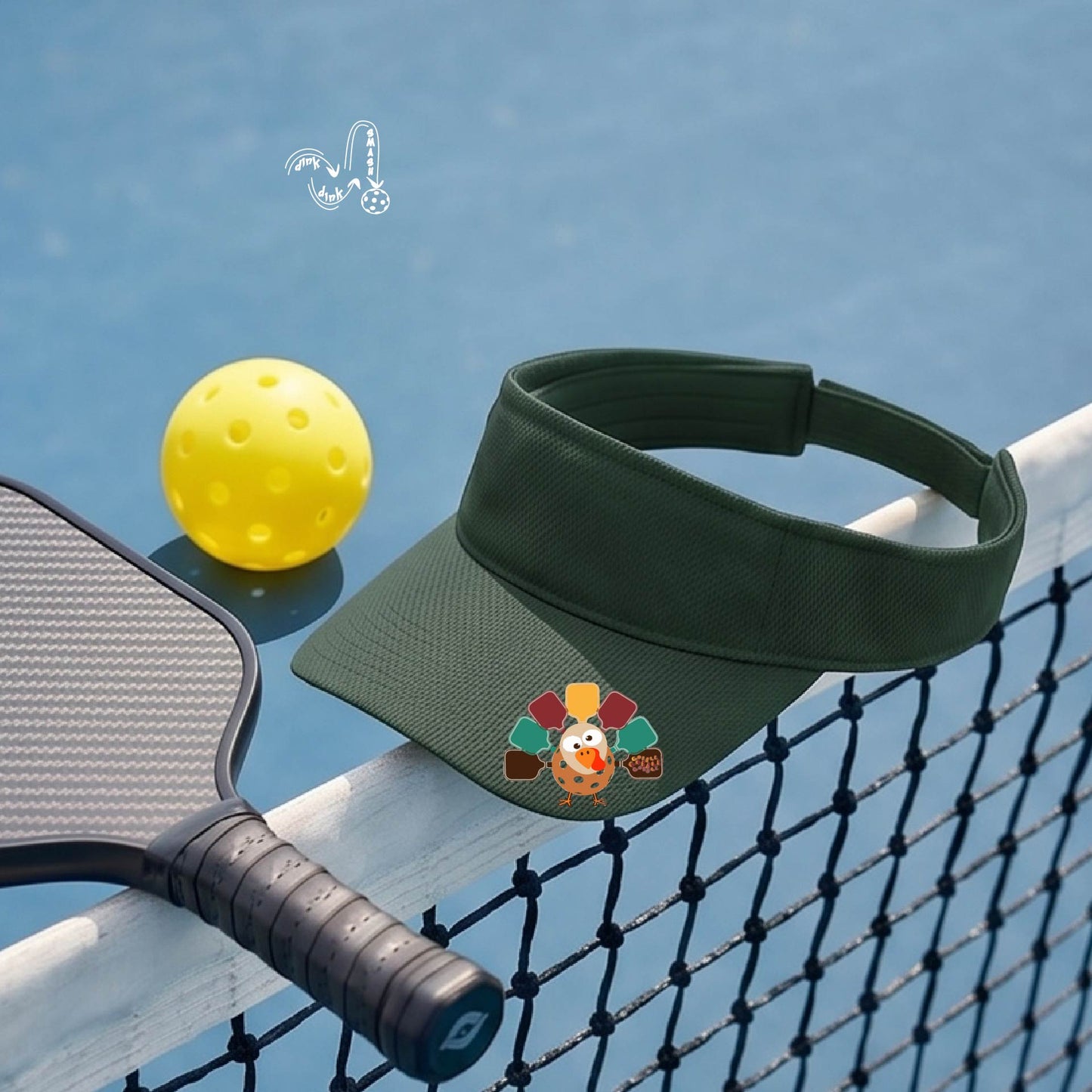 Premium Pickleball Moisture-Wicking Thanksgiving Pickleball Hats Premium Performance Headwear