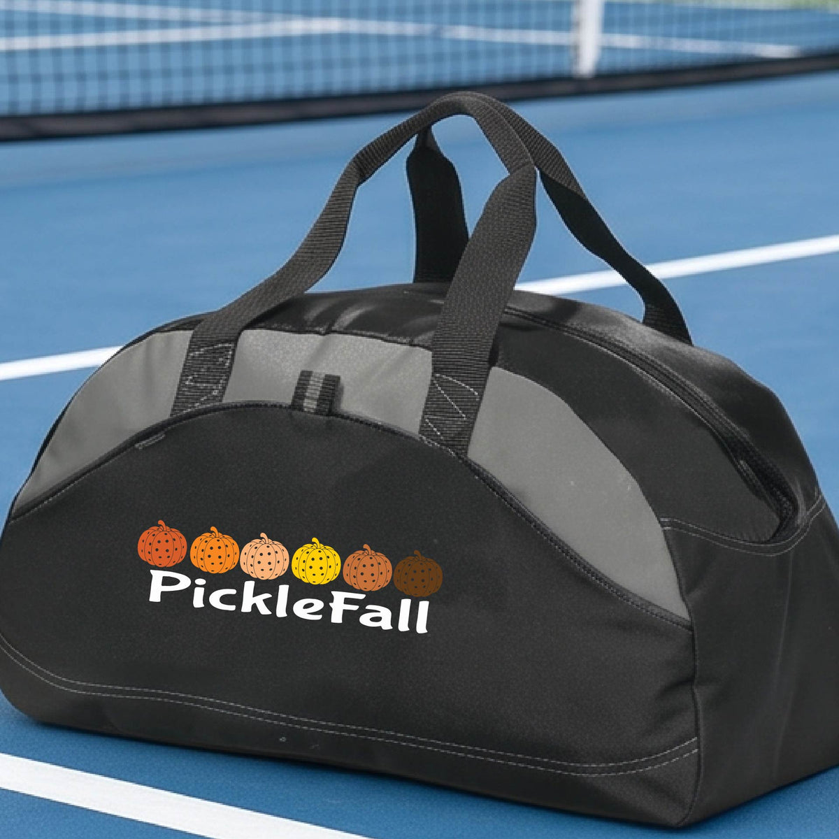Fun Fall Halloween Pickleball Duffel Pickleball Gear Bag Sports Bag Halloween Gift