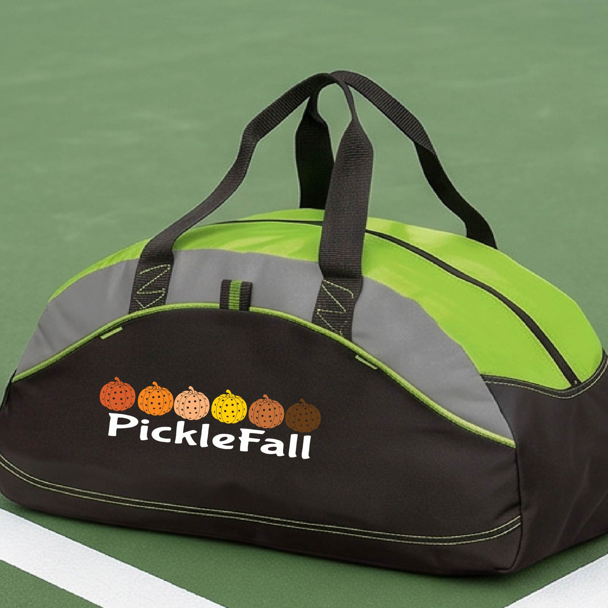 Fun Fall Halloween Pickleball Duffel Pickleball Gear Bag Sports Bag Halloween Gift
