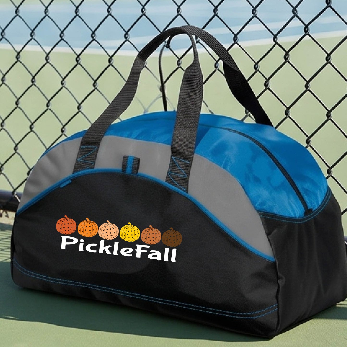 Fun Fall Halloween Pickleball Duffel Pickleball Gear Bag Sports Bag Halloween Gift