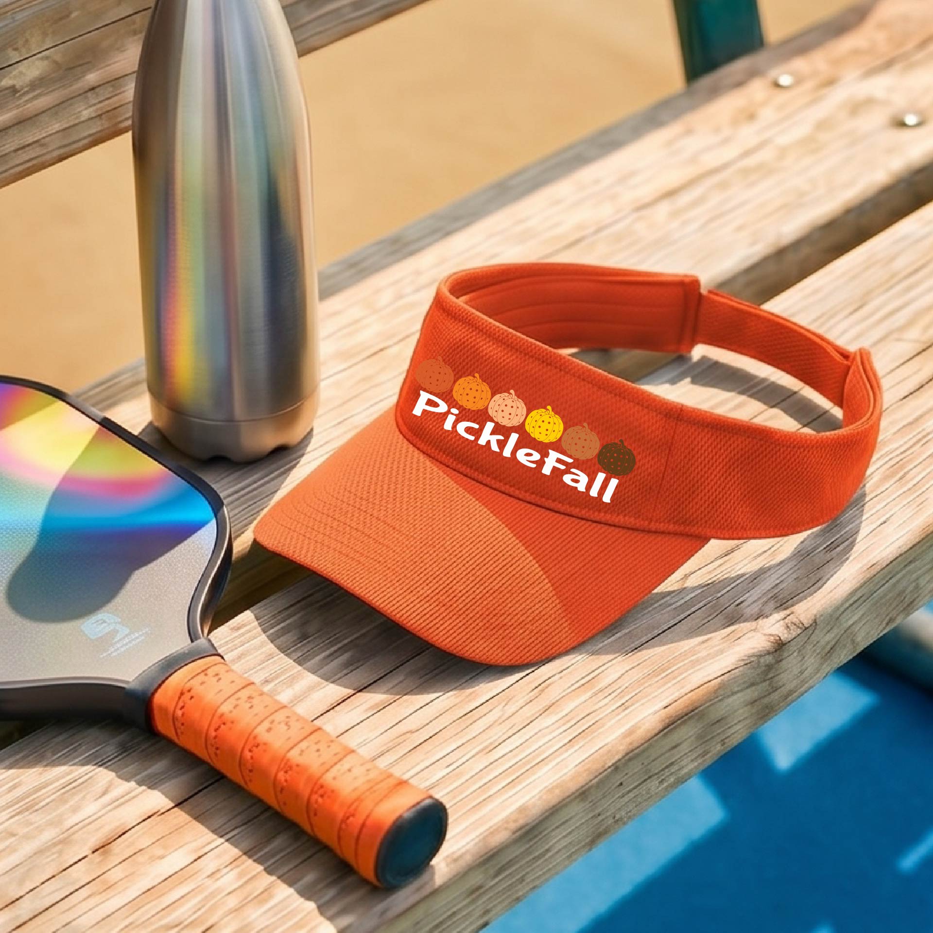 Halloween Pickleball Visors Moisture-Wicking High-Quality Performance Premium Headwear
