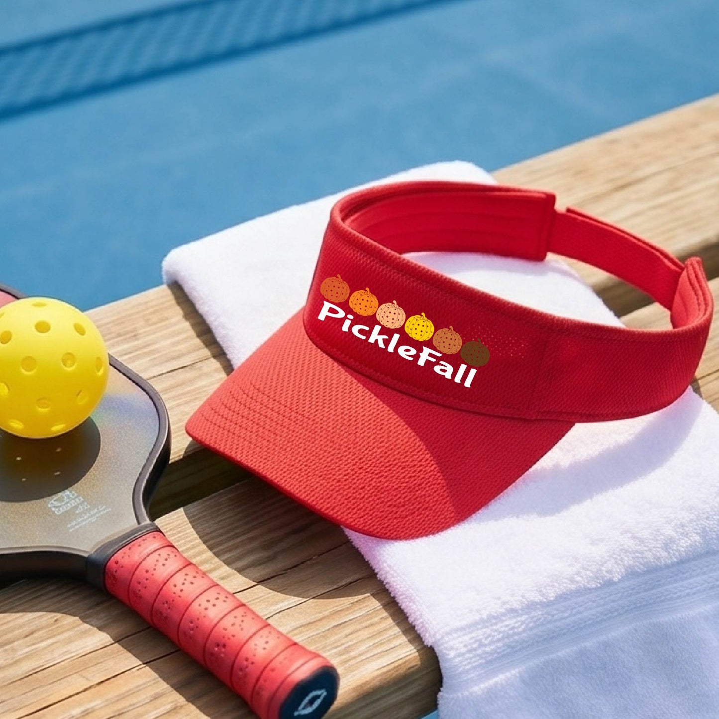 Halloween Pickleball Visors Moisture-Wicking High-Quality Performance Premium Headwear