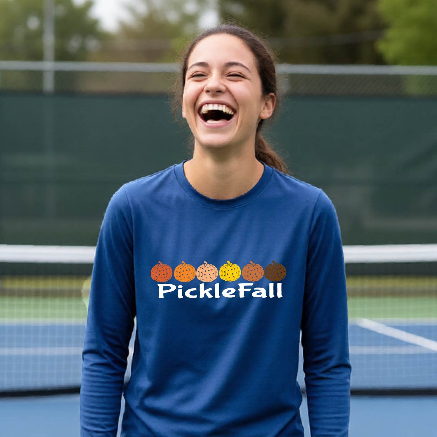 Youth Pickleball Halloween Shirt Kids Pickleball Apparel Spooky Season Shirt Long Sleeve