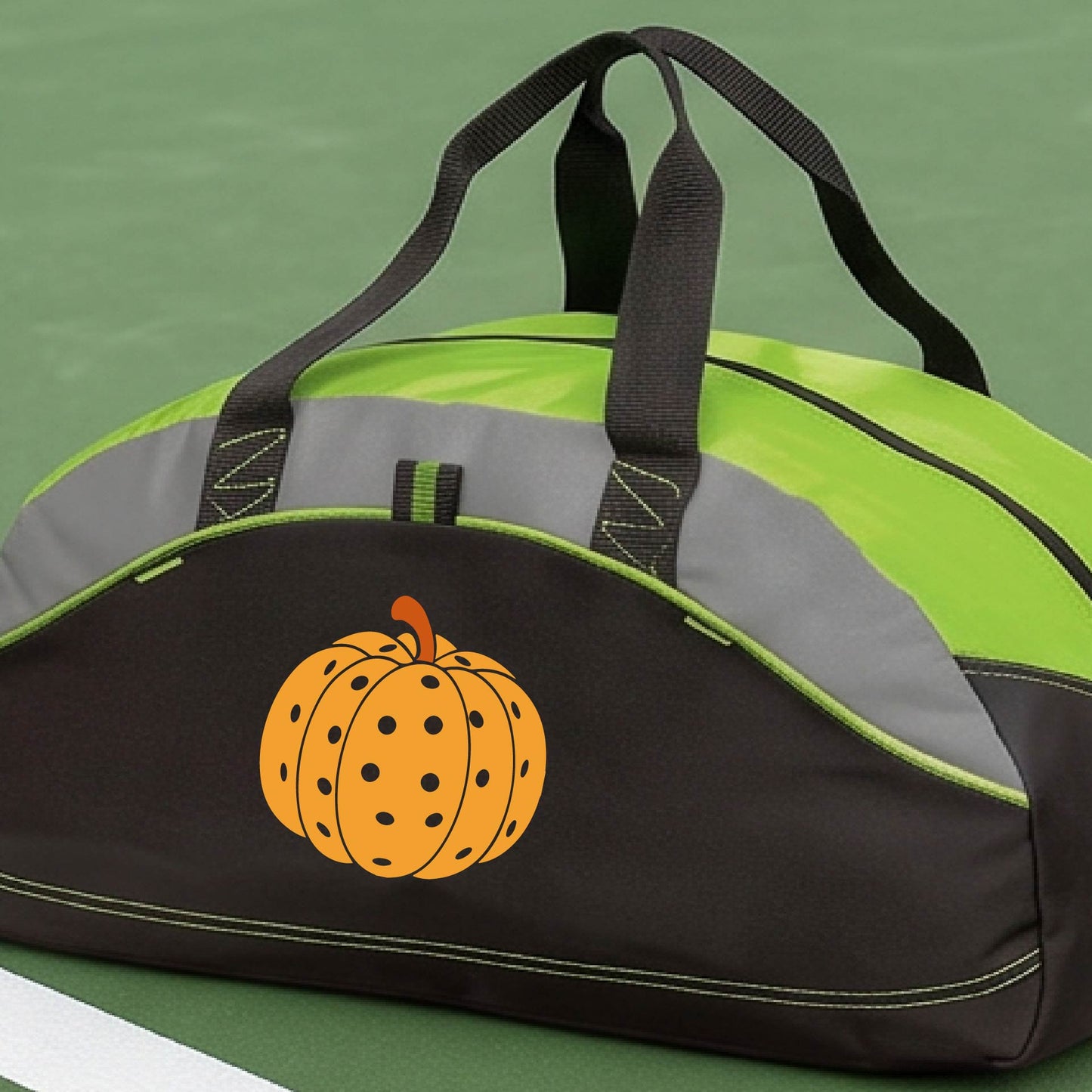 Halloween Duffel Bag Pickleball Sports Bag, Spooky Season Gym Bag, Halloween Gift