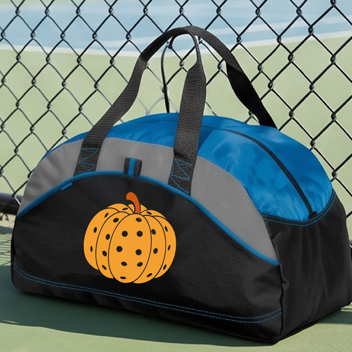 Halloween Duffel Bag Pickleball Sports Bag, Spooky Season Gym Bag, Halloween Gift