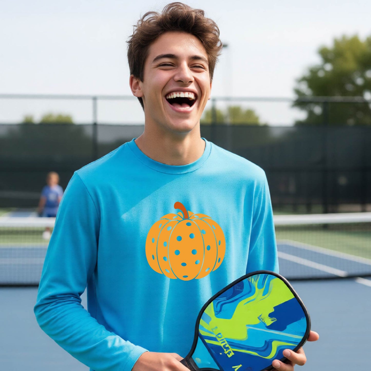 Kids Halloween Pickleball Shirt Youth Pickleball Halloween T-Shirt Players Long Sleeve & Short Sleeve