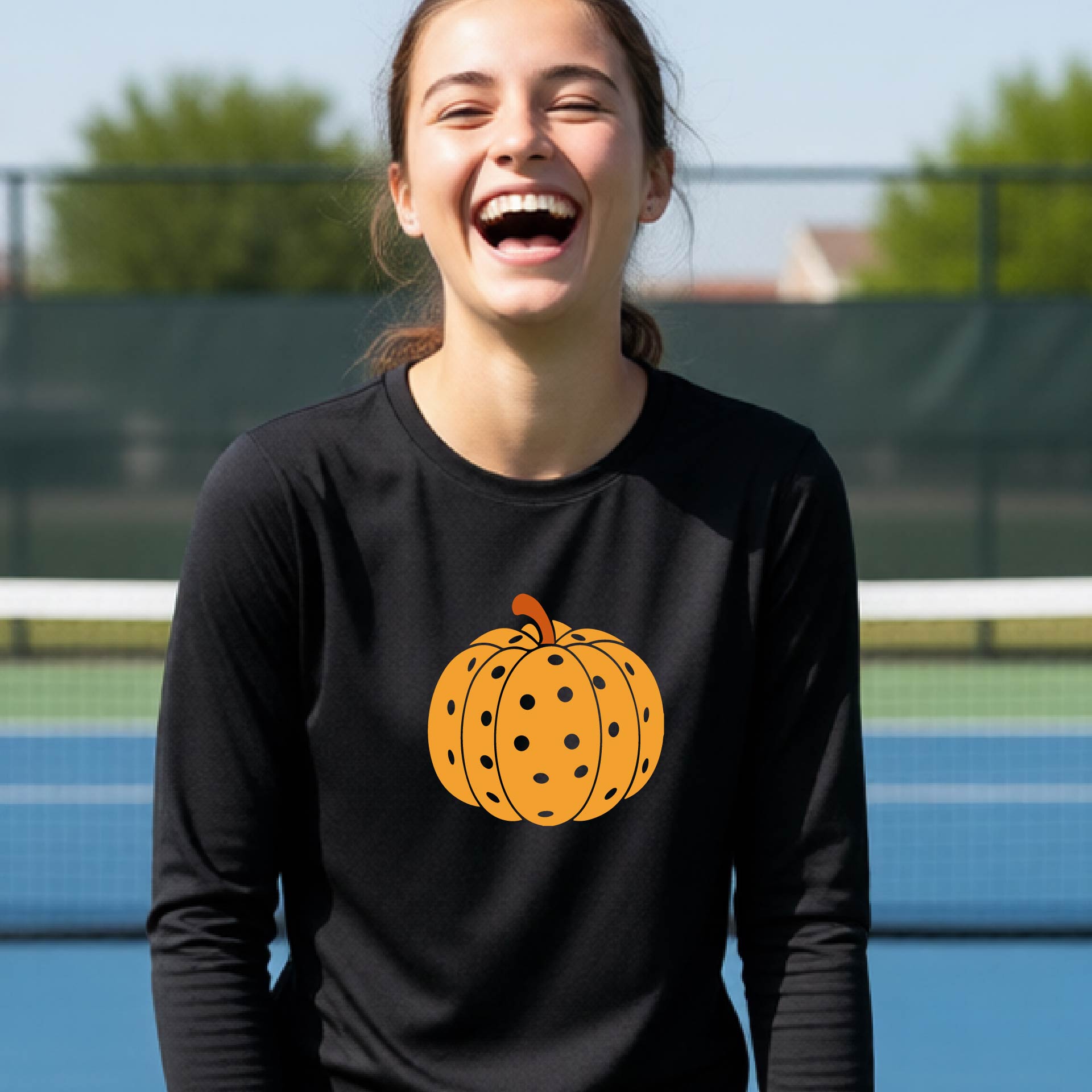 Kids Halloween Pickleball Shirt Youth Pickleball Halloween T-Shirt Players Long Sleeve & Short Sleeve