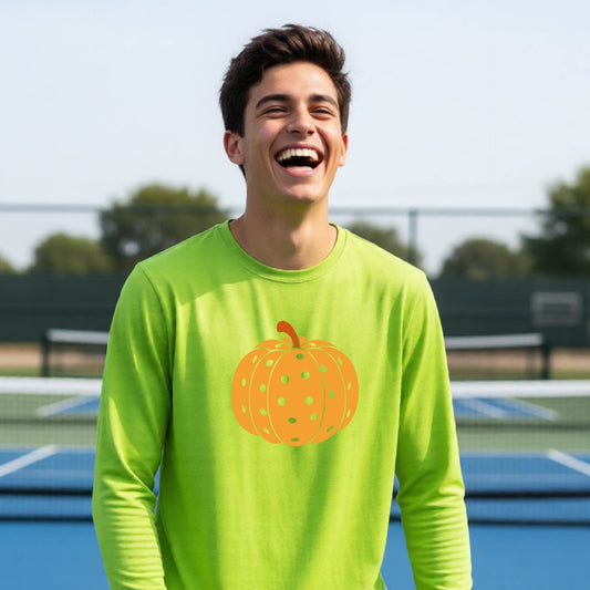 Kids Halloween Pickleball Shirt Youth Pickleball Halloween T-Shirt Players Long Sleeve & Short Sleeve