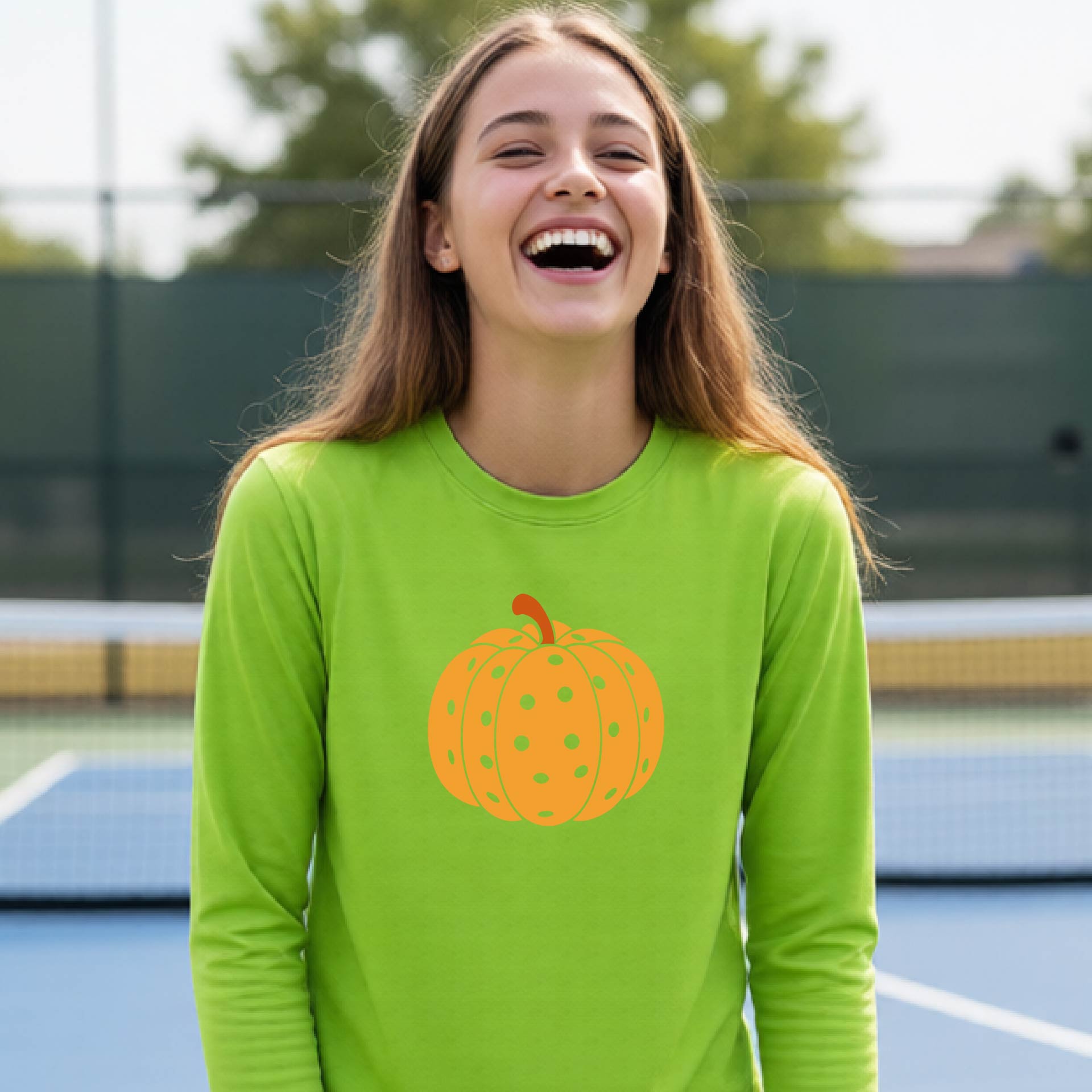 Kids Halloween Pickleball Shirt Youth Pickleball Halloween T-Shirt Players Long Sleeve & Short Sleeve