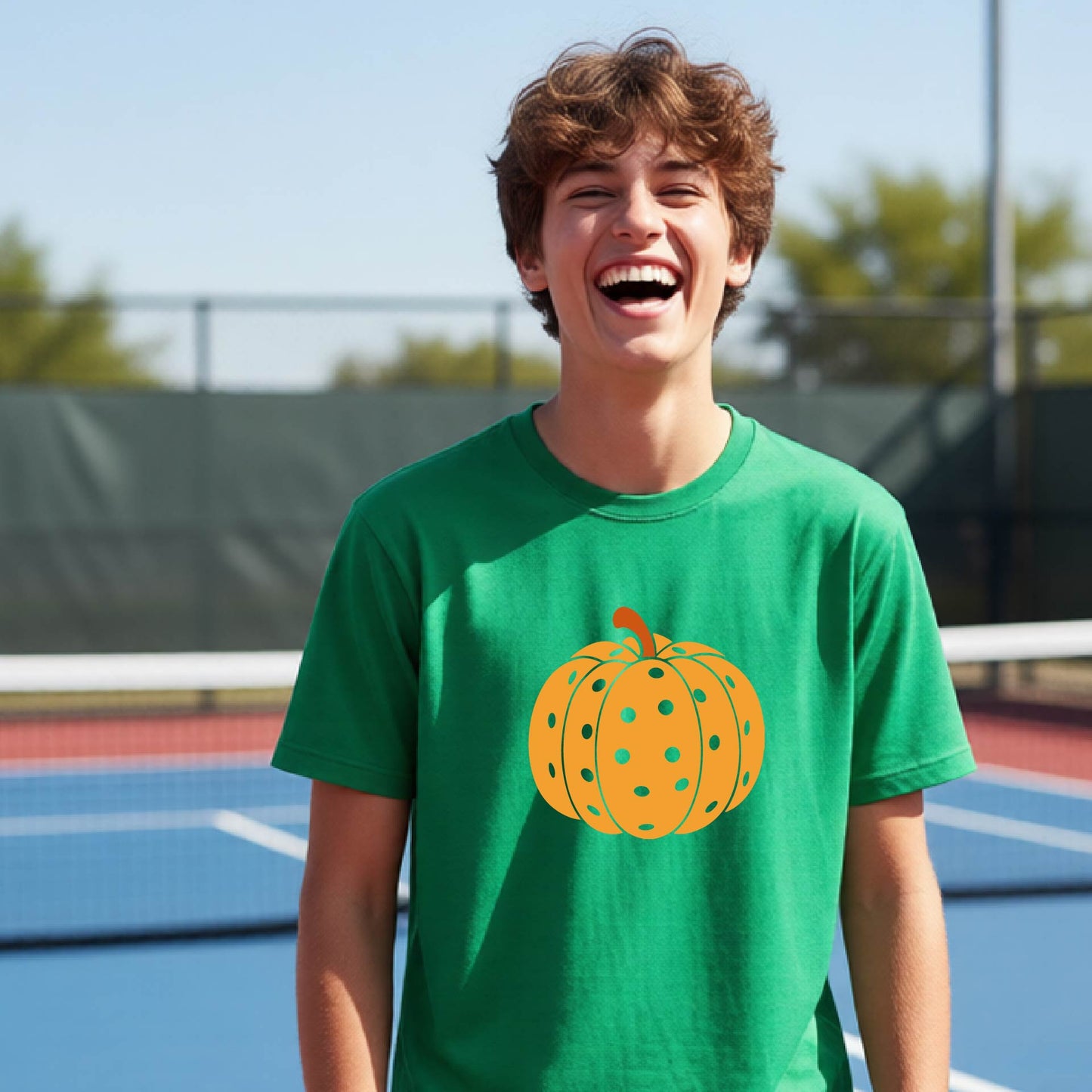 Youth Pickleball Halloween Shirt Kids Pickleball Apparel Spooky Season Shirt Short Sleeve