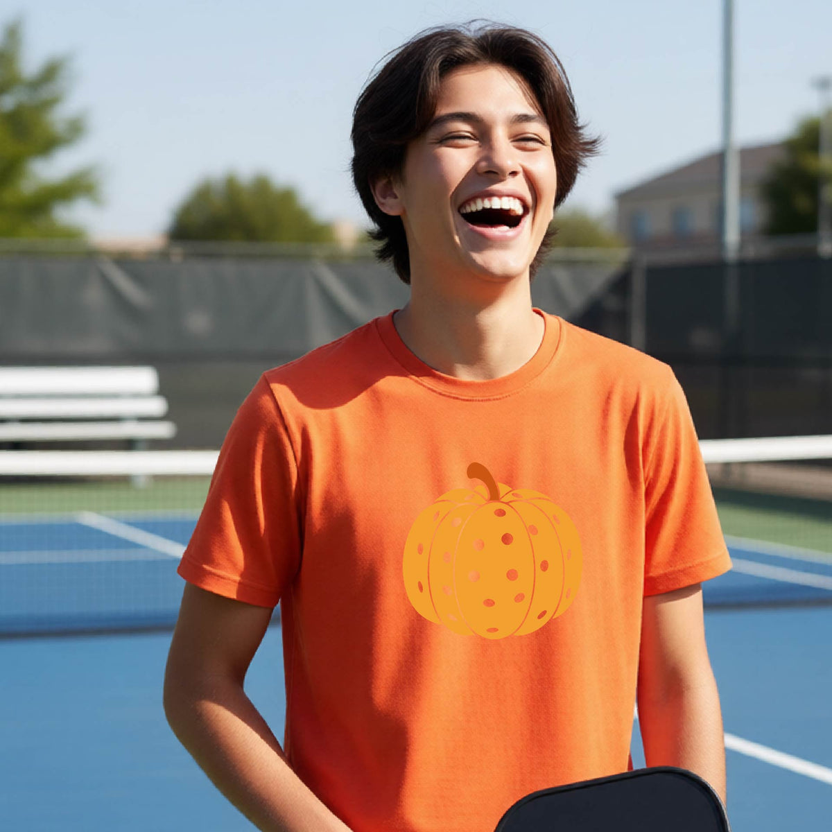 Youth Pickleball Halloween Shirt Kids Pickleball Apparel Spooky Season Shirt Short Sleeve