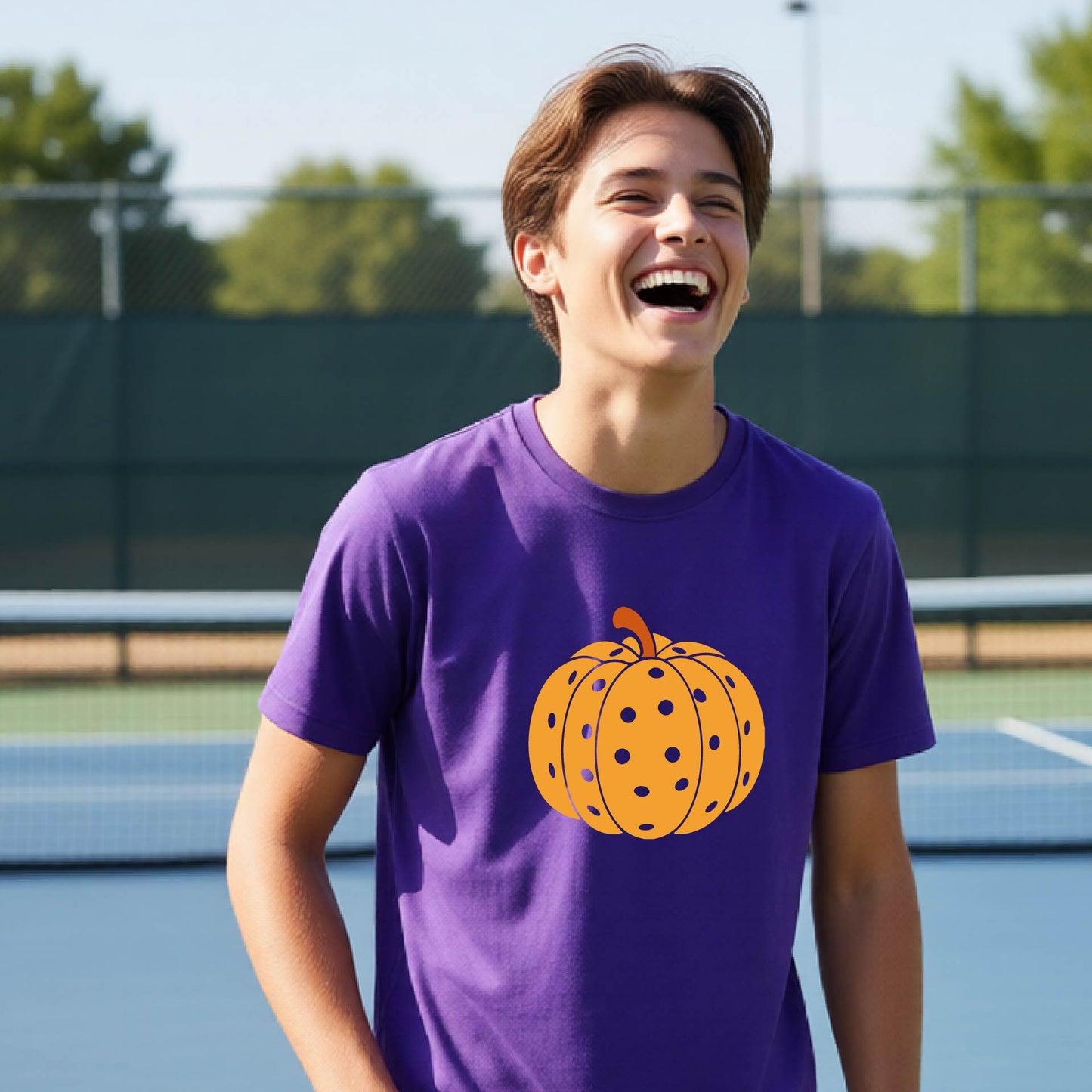 Youth Pickleball Halloween Shirt Kids Pickleball Apparel Spooky Season Shirt Short Sleeve