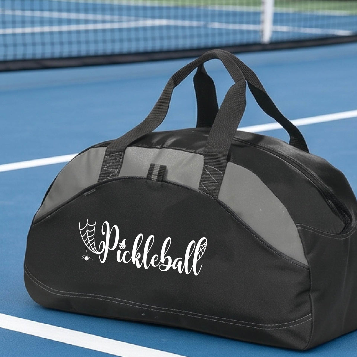 Spooky Halloween Pickleball Duffel Pickleball Gear Bag Sports Bag Halloween Gift