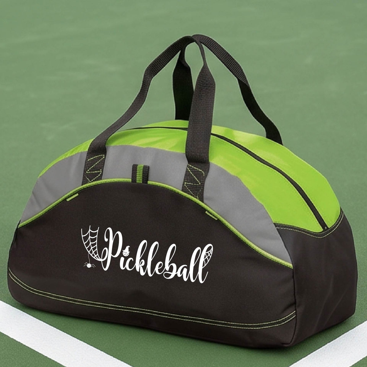 Spooky Halloween Pickleball Duffel Pickleball Gear Bag Sports Bag Halloween Gift