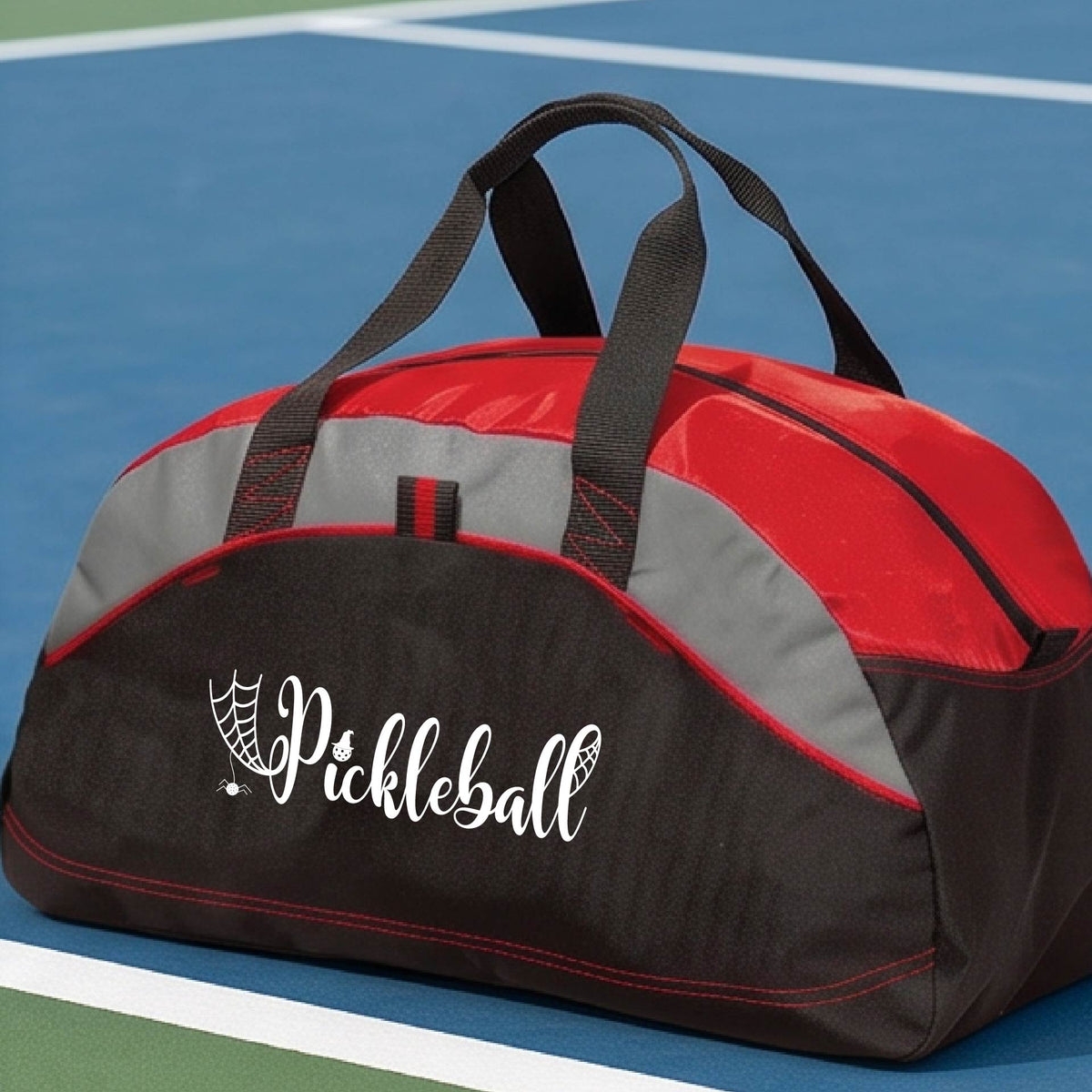 Spooky Halloween Pickleball Duffel Pickleball Gear Bag Sports Bag Halloween Gift