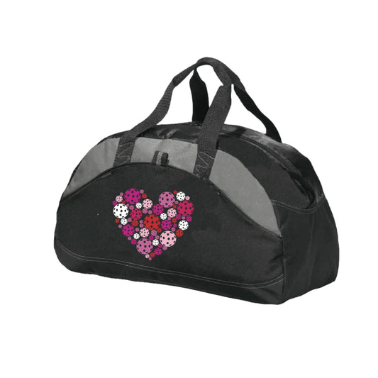 Pickleball Heart | Pickleball Sports Duffel | Medium Size Court Bag