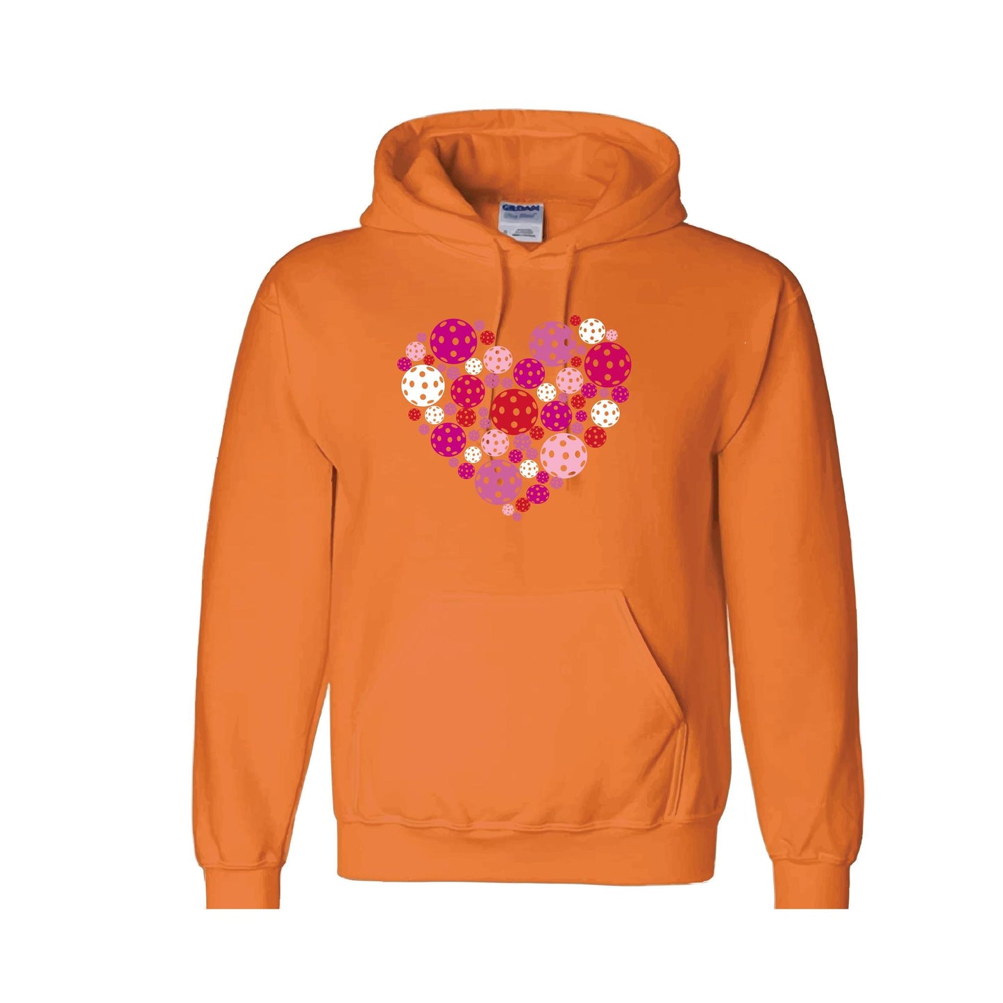 Pickleball Heart | Unisex Hoodie Pickleball Sweatshirt | 50% Cotton 50% Polyester