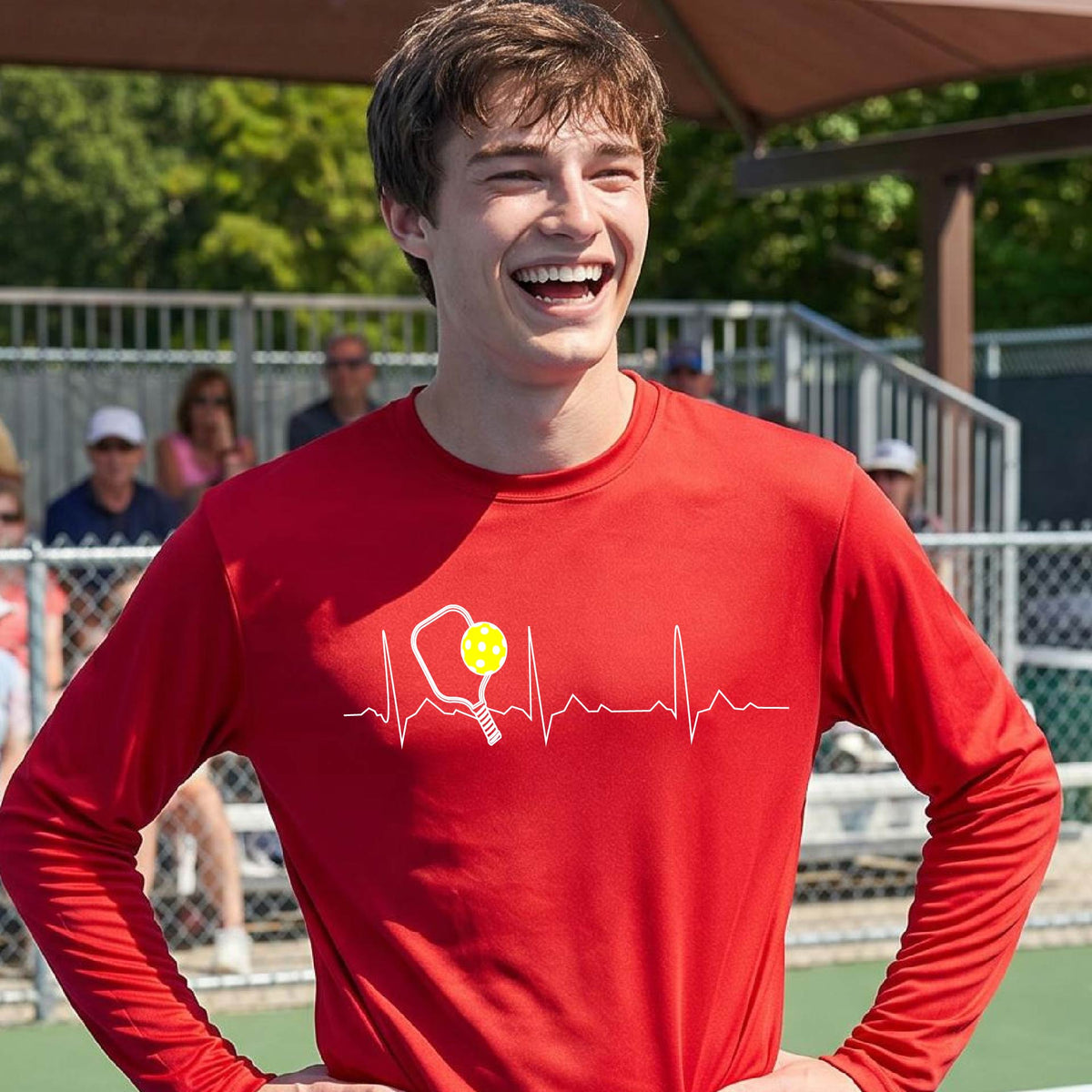 Men’s Pickleball Performance Shirt – Moisture-Wicking Athletic Top - Long-Sleeve
