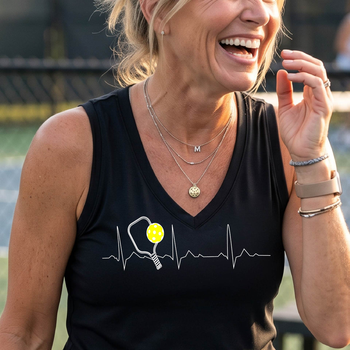 Women’s Pickleball Performance Shirt – Court & Casual Athletic Wear - Sleeveless