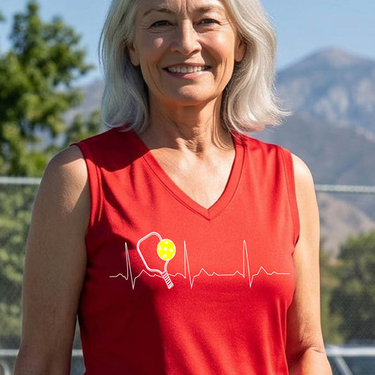 Women’s Pickleball Performance Shirt – Court & Casual Athletic Wear - Sleeveless