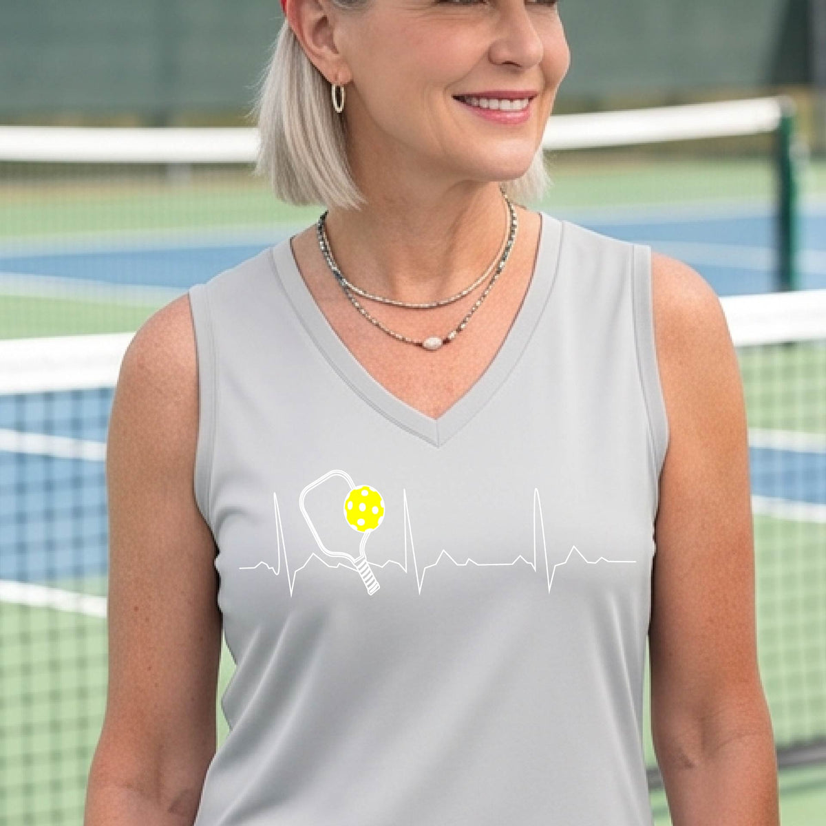 Women’s Pickleball Performance Shirt – Court & Casual Athletic Wear - Sleeveless