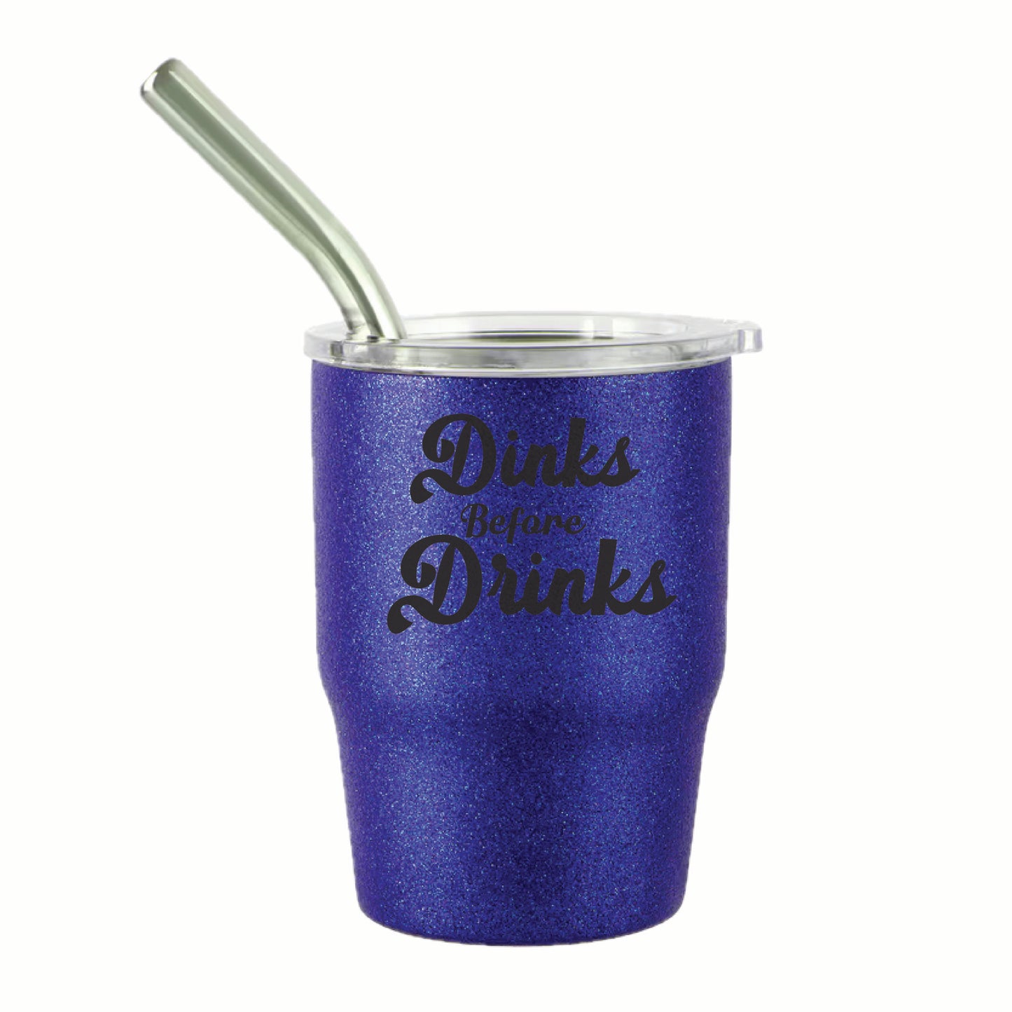 Pickleball "Here's to You" 3 oz Steel Tumblers | Party Favors Celebration Designs | Fun Pickleball Gifts