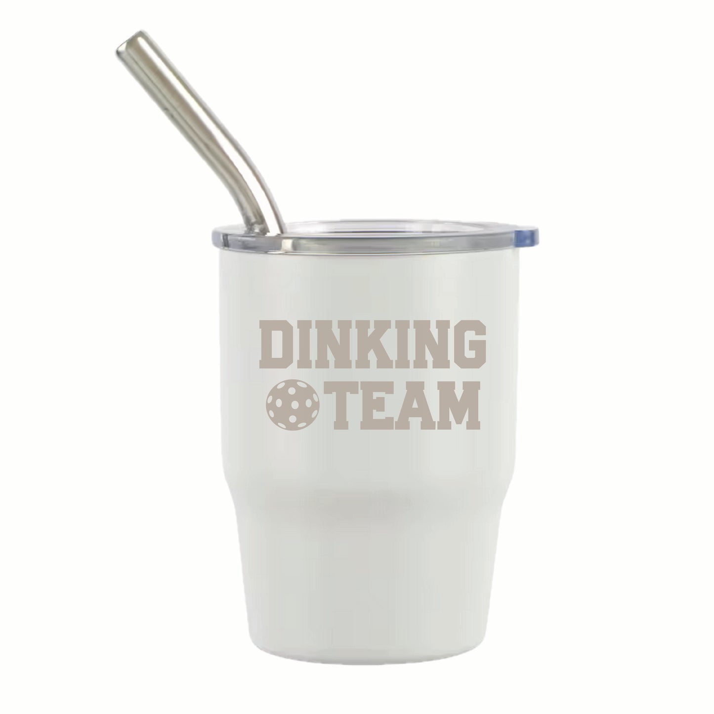 Pickleball "Here's to You" 3 oz Steel Tumblers | Party Favors Celebration Designs | Fun Pickleball Gifts