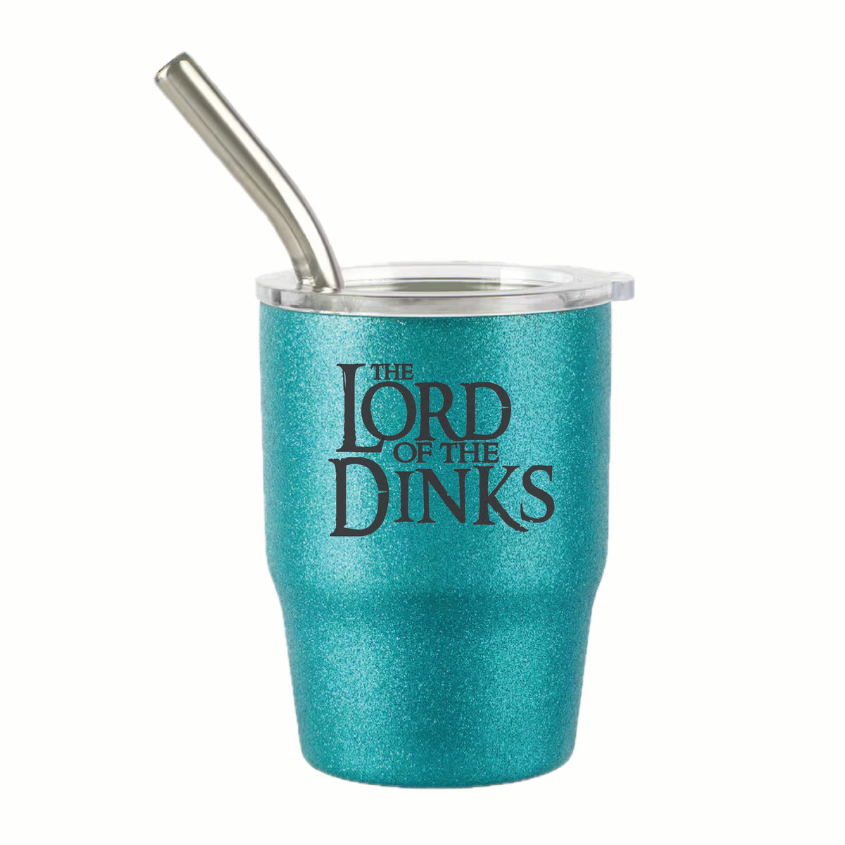 Pickleball "Here's to You" 3 oz Steel Tumblers | Party Favors Celebration Designs | Fun Pickleball Gifts