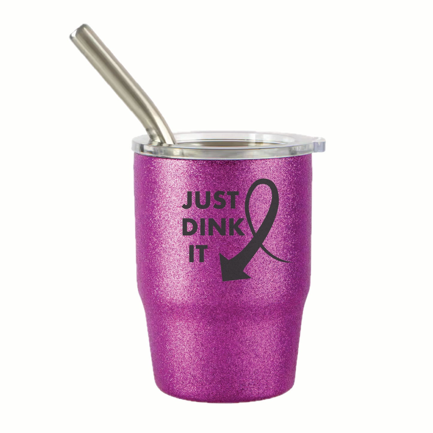 Pickleball "Here's to You" 3 oz Steel Tumblers | Party Favors Celebration Designs | Fun Pickleball Gifts