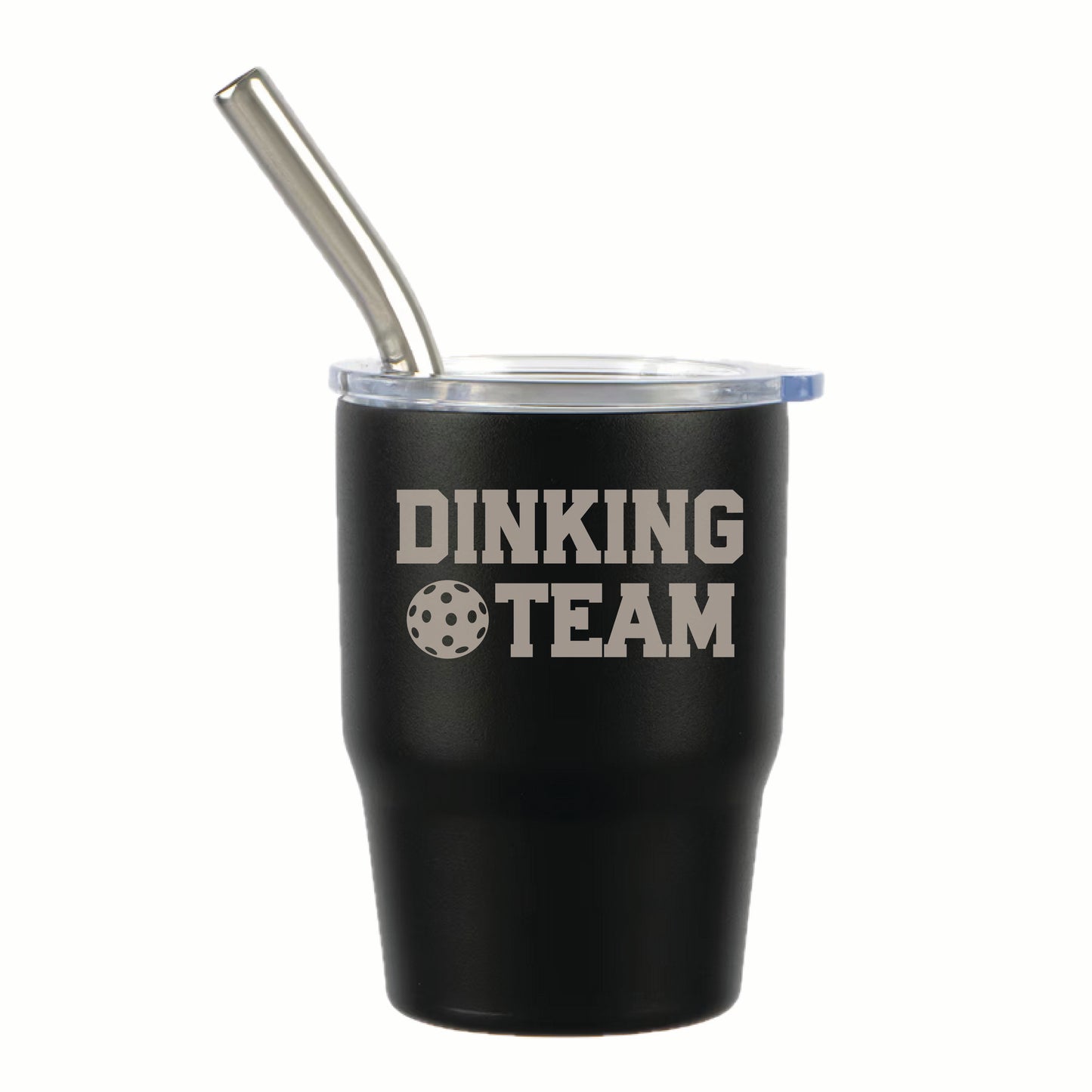 Pickleball "Here's to You" 3 oz Steel Tumblers | Party Favors Celebration Designs | Fun Pickleball Gifts