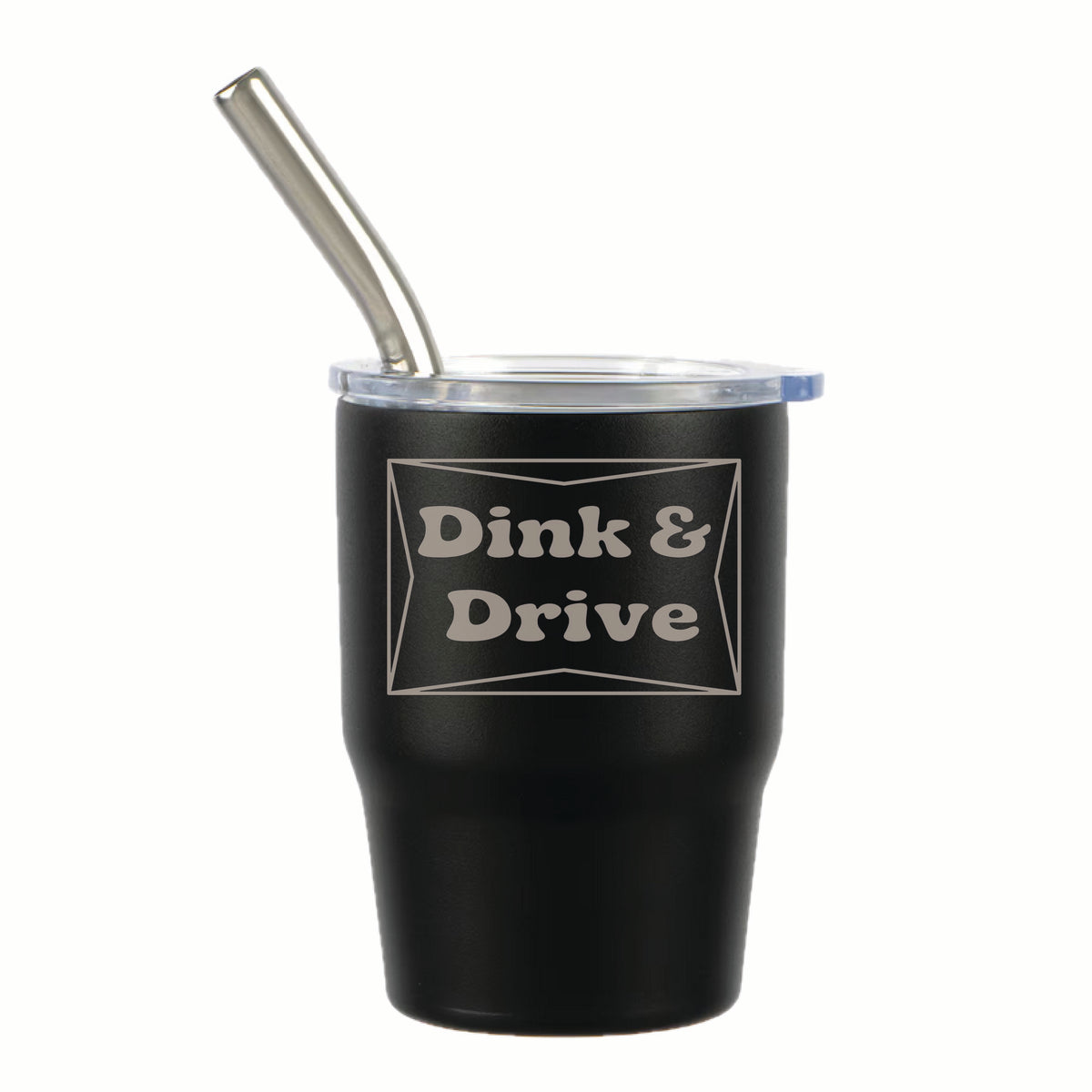 Pickleball "Here's to You" 3 oz Steel Tumblers | Party Favors Celebration Designs | Fun Pickleball Gifts