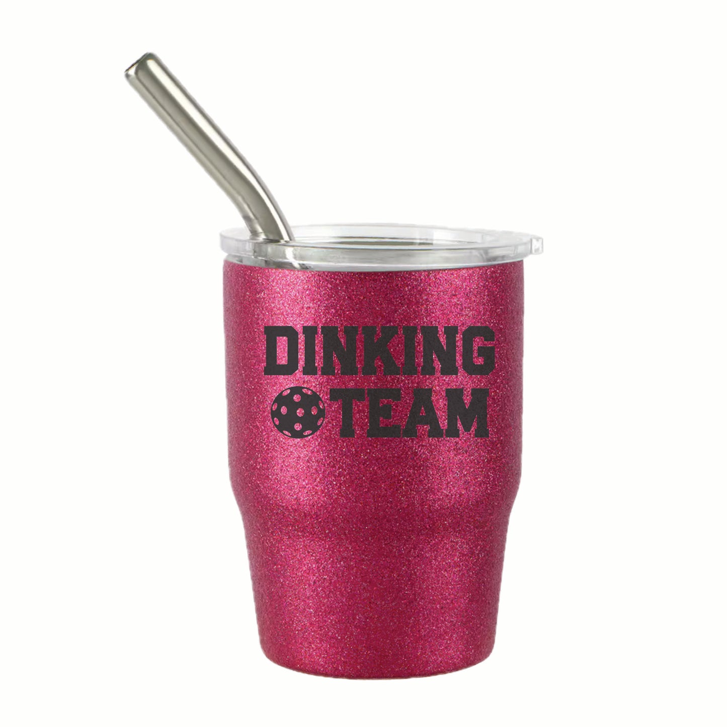 Pickleball "Here's to You" 3 oz Steel Tumblers | Party Favors Celebration Designs | Fun Pickleball Gifts