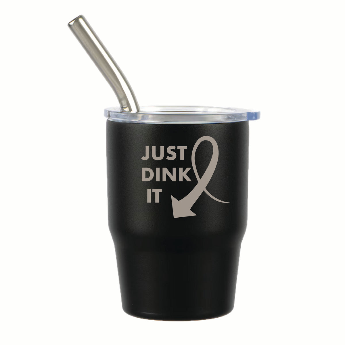 Pickleball "Here's to You" 3 oz Steel Tumblers | Party Favors Celebration Designs | Fun Pickleball Gifts