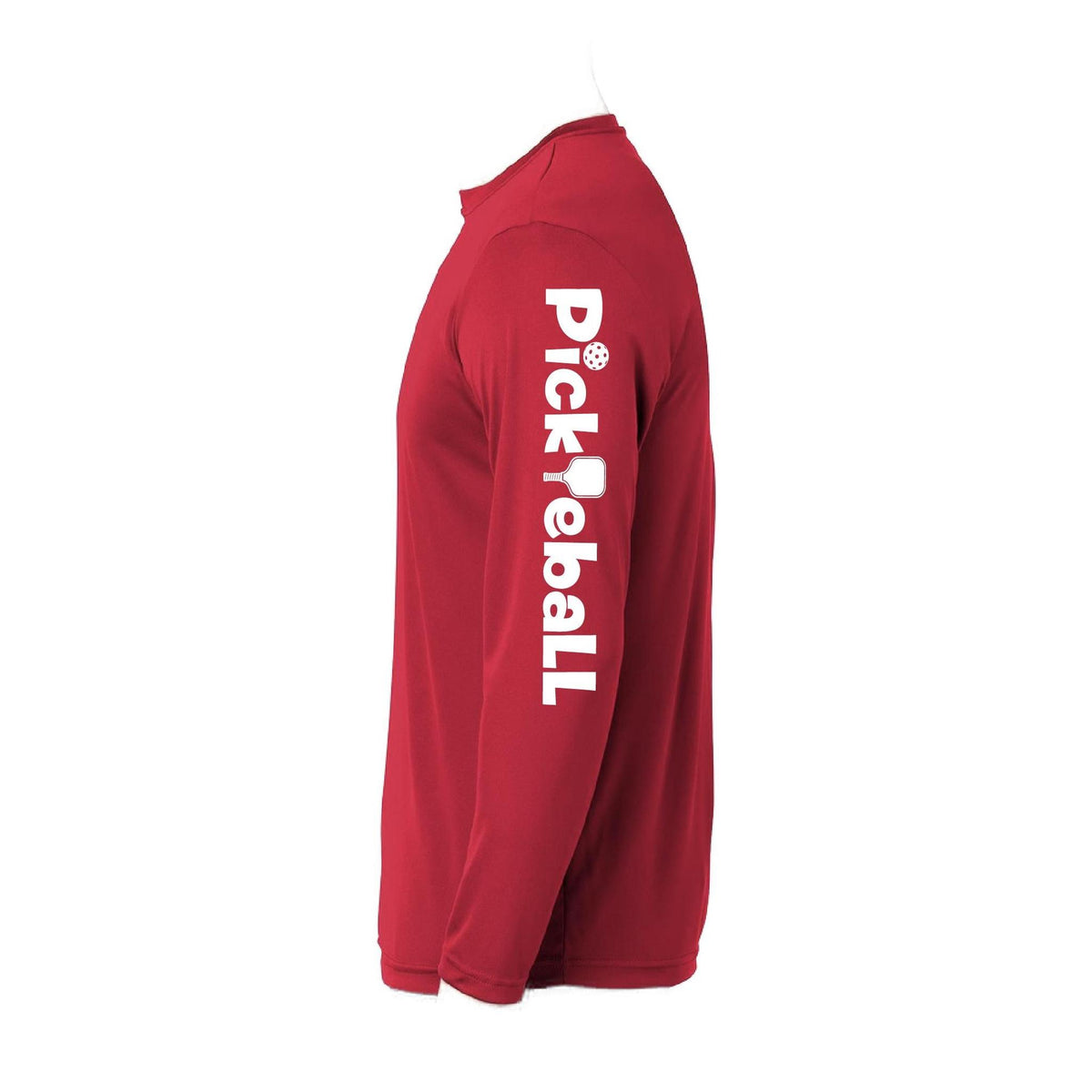 Pickleball Horizontal (Custom) | Men’s Long Sleeve Athletic Performance T-Shirts | 100% Polyester