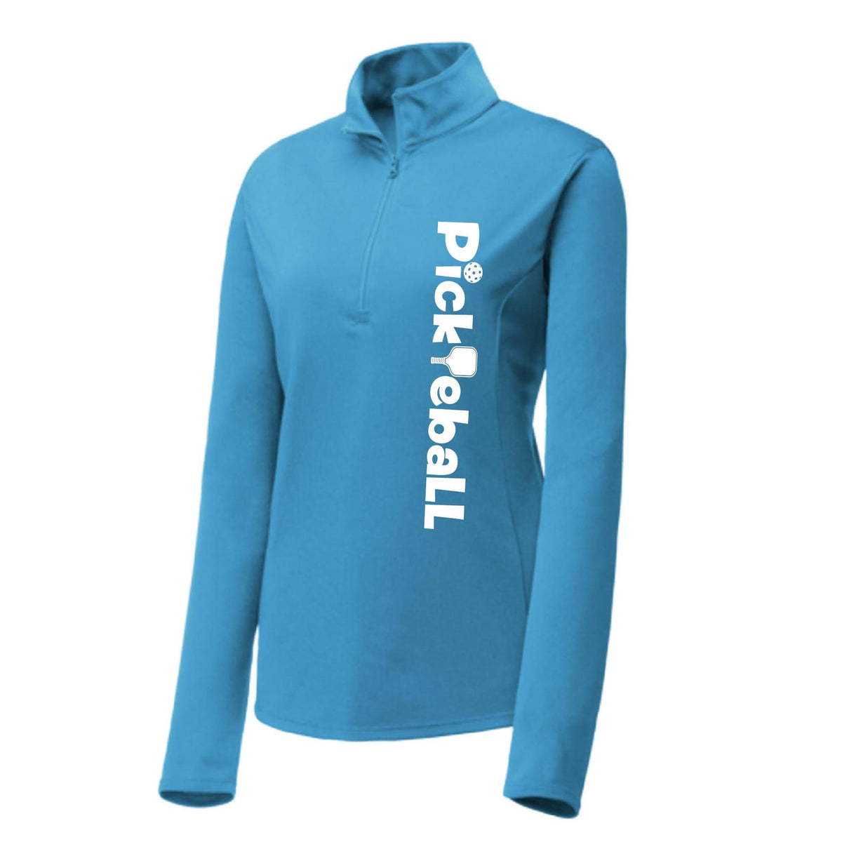 Pickleball Horizontal (Custom) | Women's 1/4 Zip Pullover Athletic Performance Shirt | 100% Polyester
