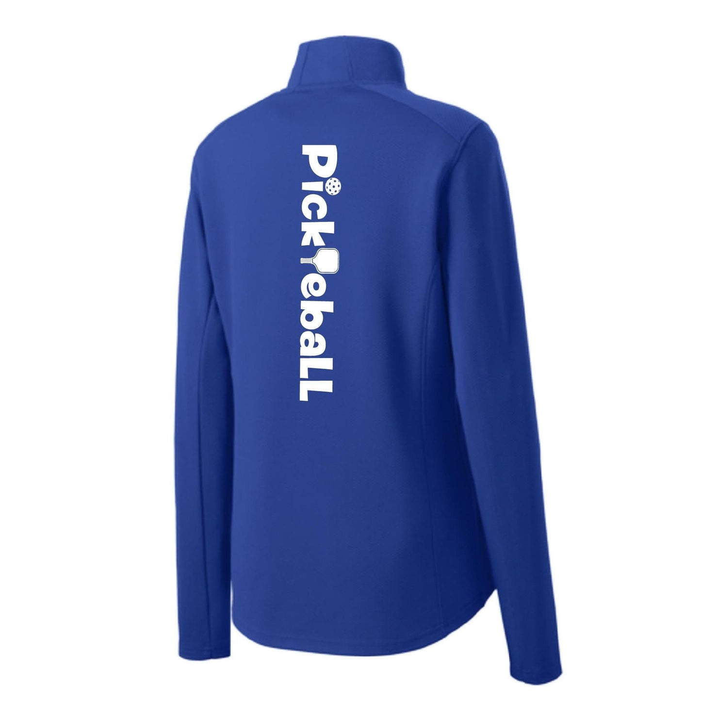 Pickleball Horizontal (Custom) | Women's 1/4 Zip Pullover Athletic Performance Shirt | 100% Polyester