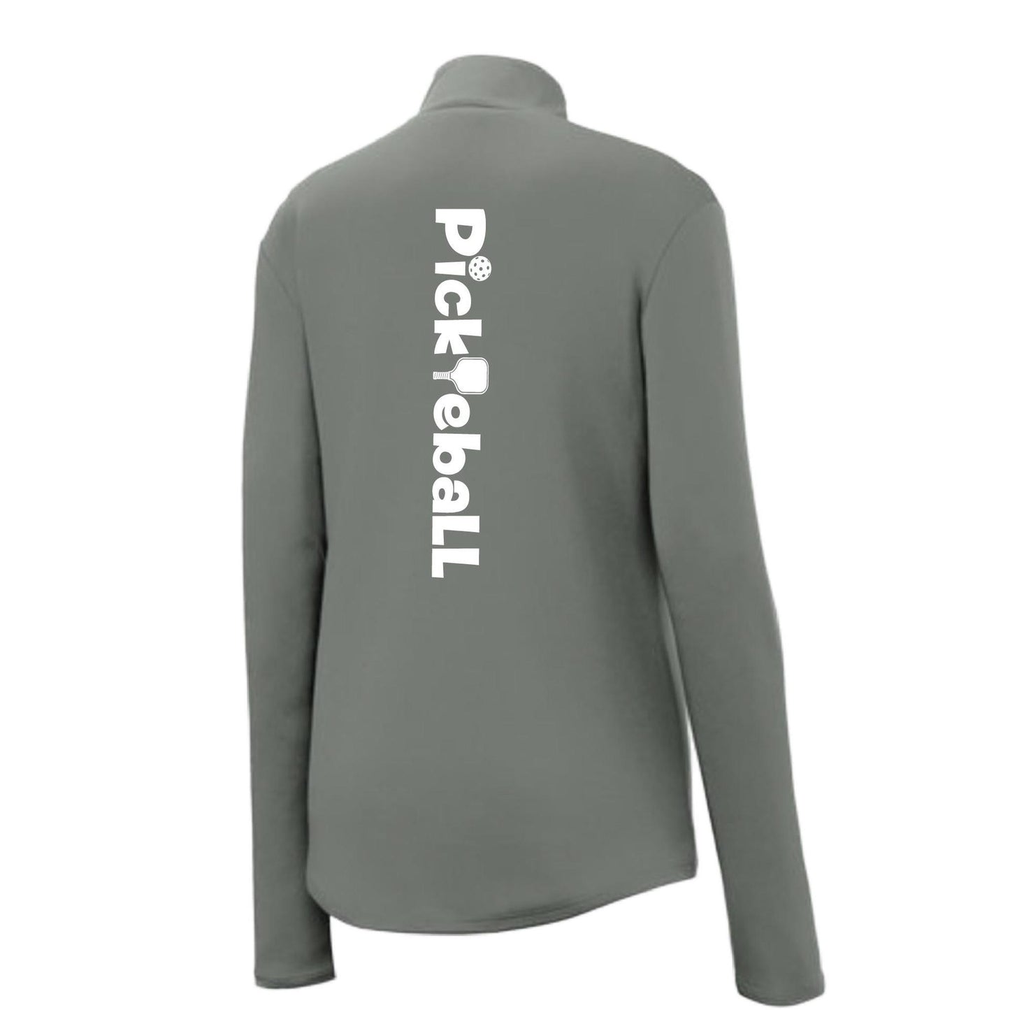 Pickleball Horizontal (Custom) | Women's 1/4 Zip Pullover Athletic Performance Shirt | 100% Polyester