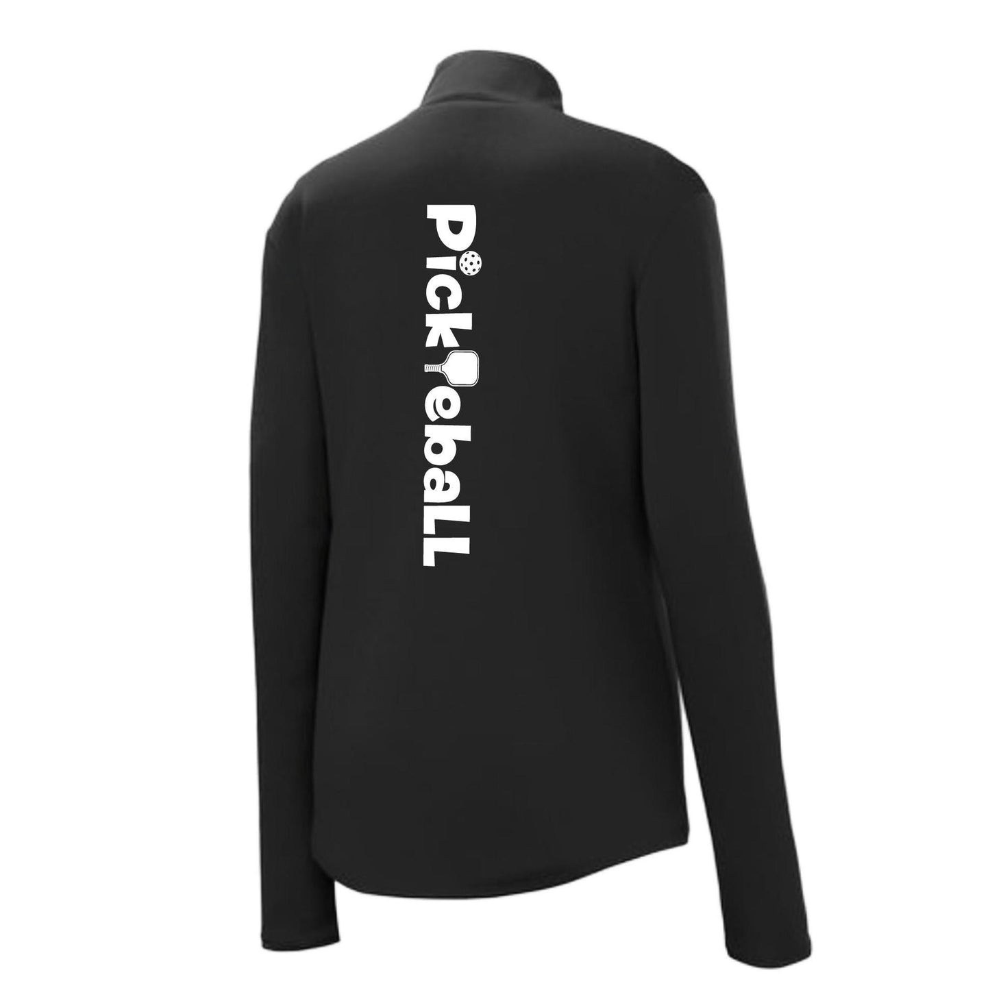 Pickleball Horizontal (Custom) | Women's 1/4 Zip Pullover Athletic Performance Shirt | 100% Polyester