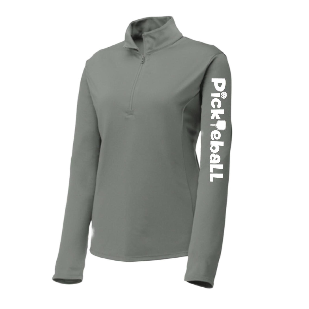 Pickleball Horizontal (Custom) | Women's 1/4 Zip Pullover Athletic Performance Shirt | 100% Polyester