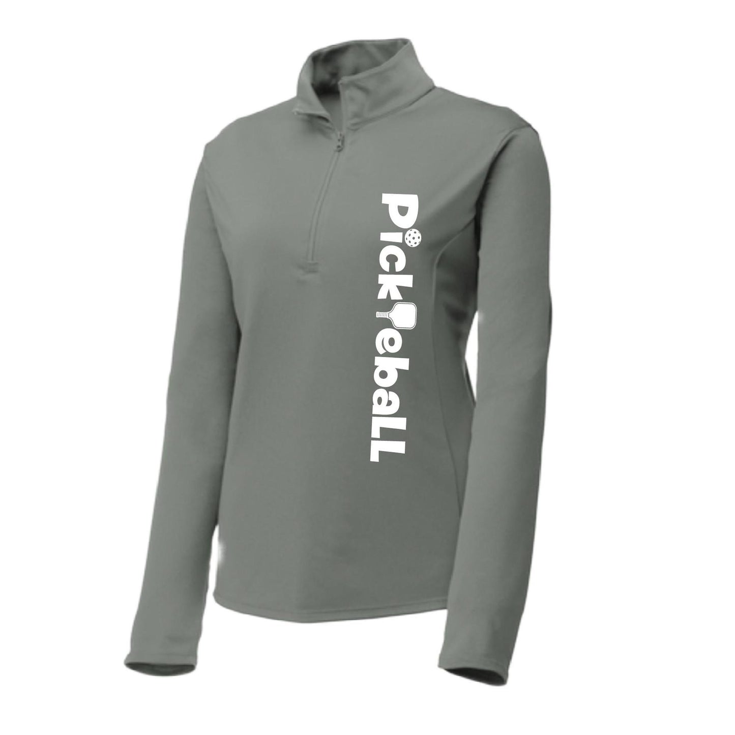 Pickleball Horizontal (Custom) | Women's 1/4 Zip Pullover Athletic Performance Shirt | 100% Polyester