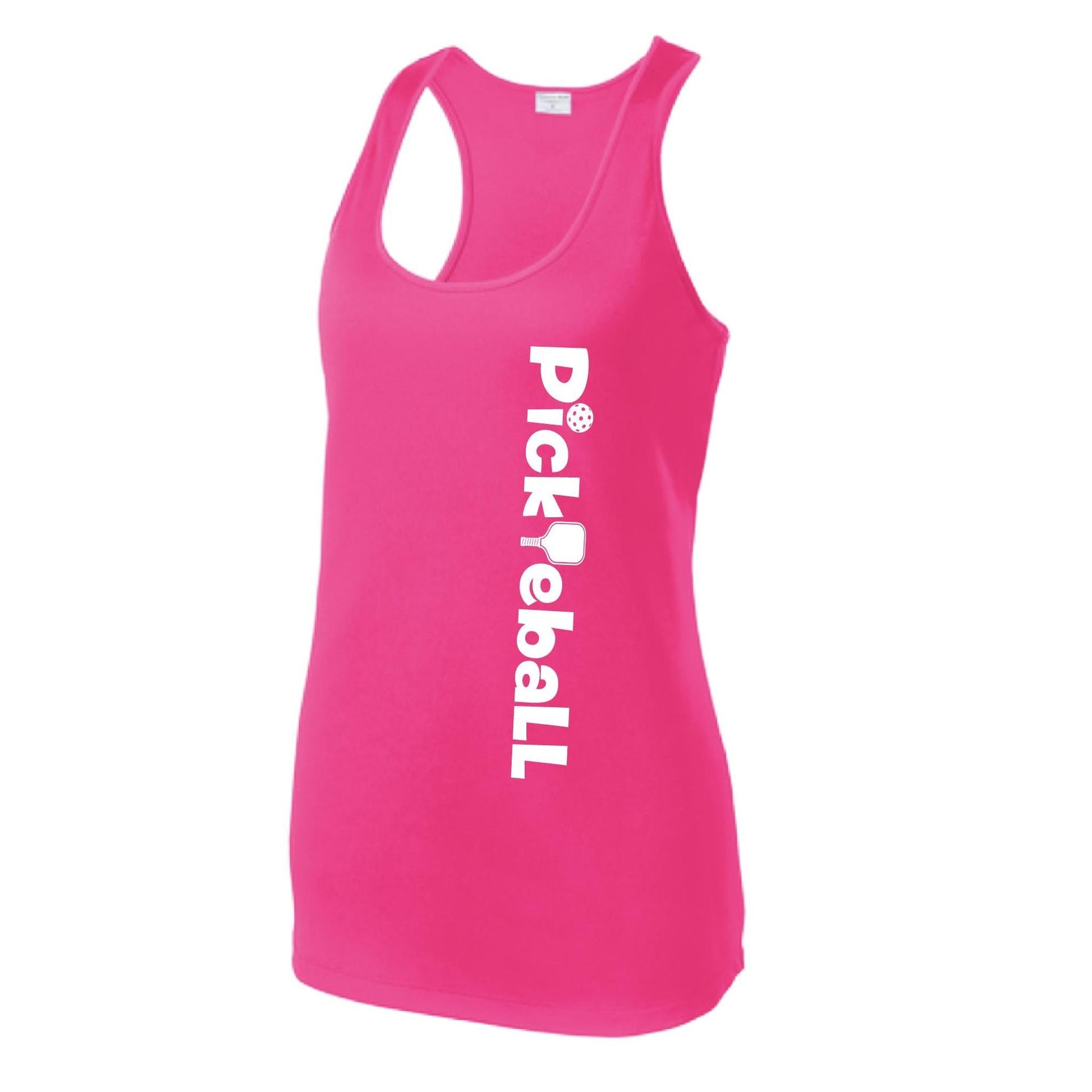 Pickleball Horizontal (Custom) | Women's Racerback Pickleball Tank | 100% Polyester