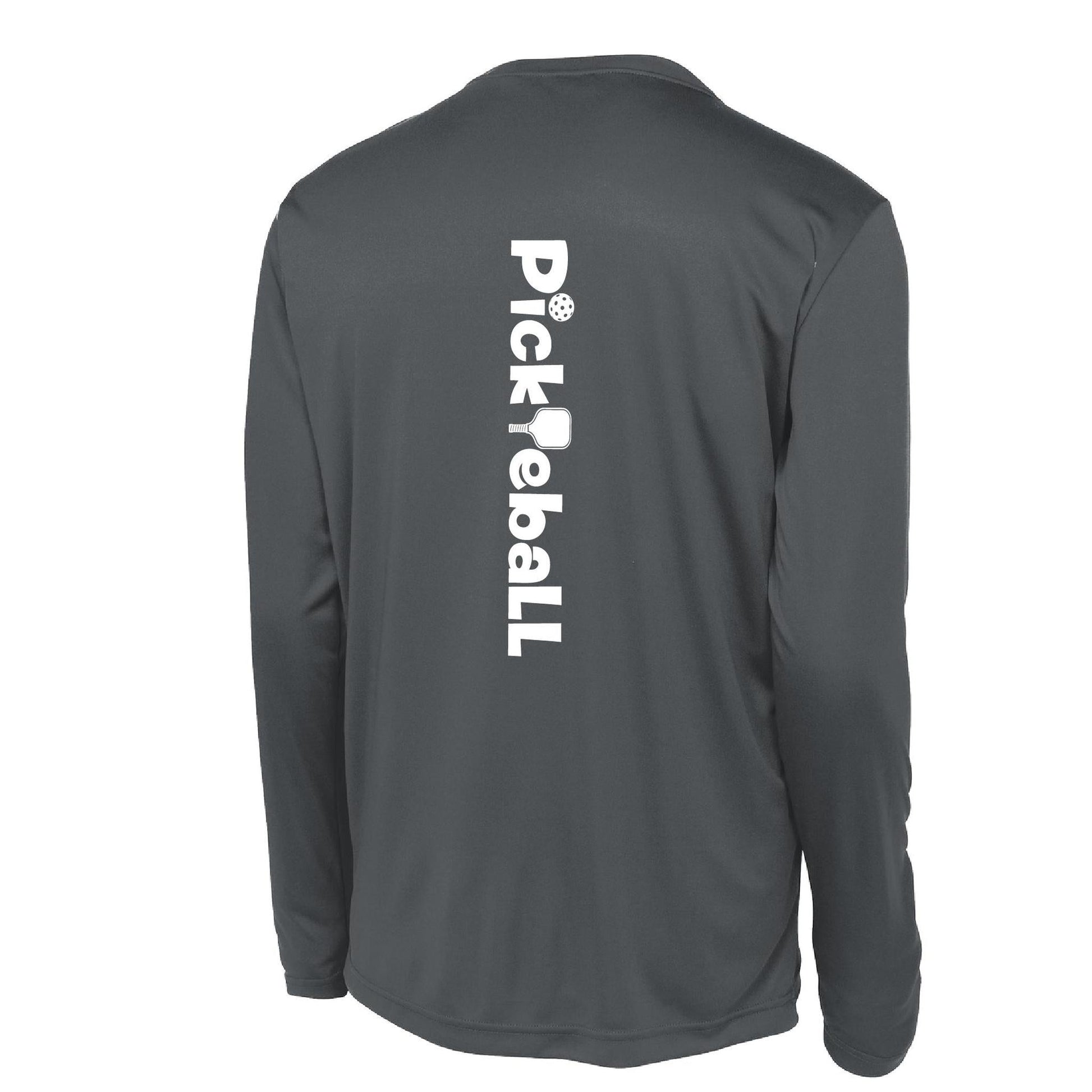 Pickleball Horizontal (Customizable) | Men’s Long Sleeve Athletic Performance T-Shirts | 100% Polyester
