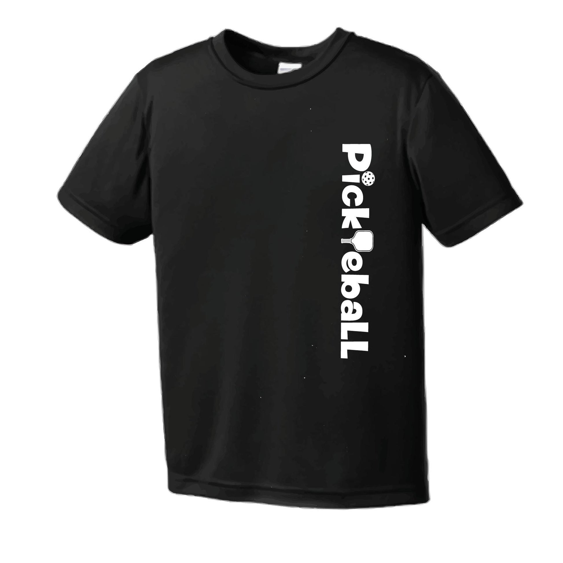 Pickleball Horizontal (Customizable) | Men’s Short Sleeve Athletic Performance T-Shirts | 100% Polyester