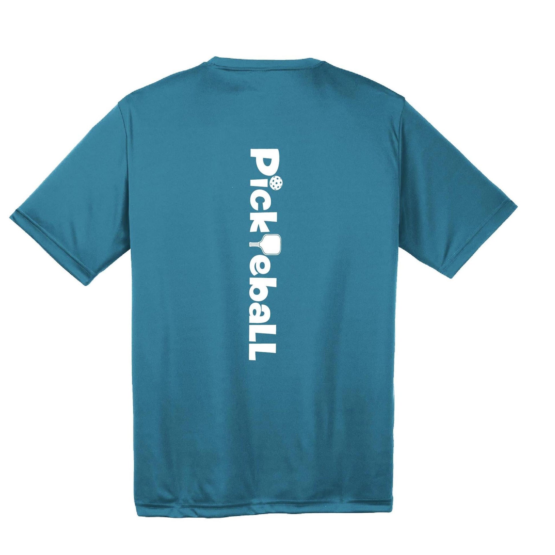 Pickleball Horizontal (Customizable) | Men’s Short Sleeve Athletic Performance T-Shirts | 100% Polyester